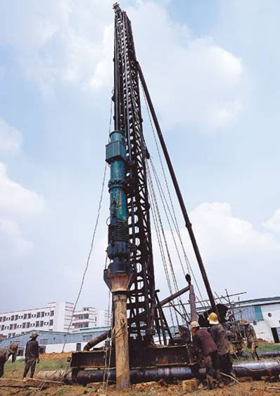 池州东至县振动沉管载体桩